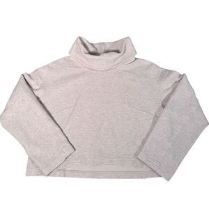 Lululemon Women's XS/S Ribbed Boxy Turtleneck Sweatshirt Cozy Cropped
